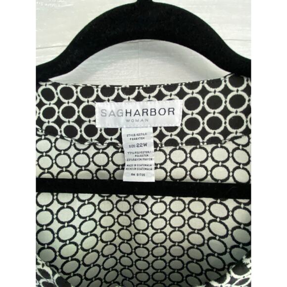 Sag Harbor black and white coat - Picture 2 of 7